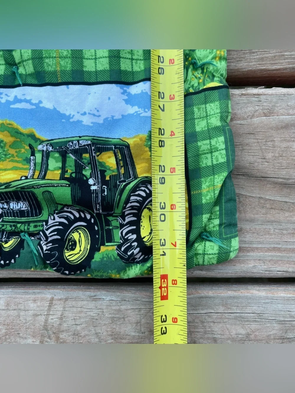 John Deere Reversible Baby Blanket/Wall Hanging Tractor 39x32.5 Nursery Farm